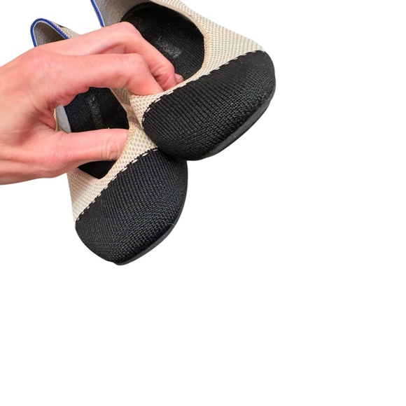 Rothy's Tuxedo Captoe Square Toe Flats - Picture 6 of 7